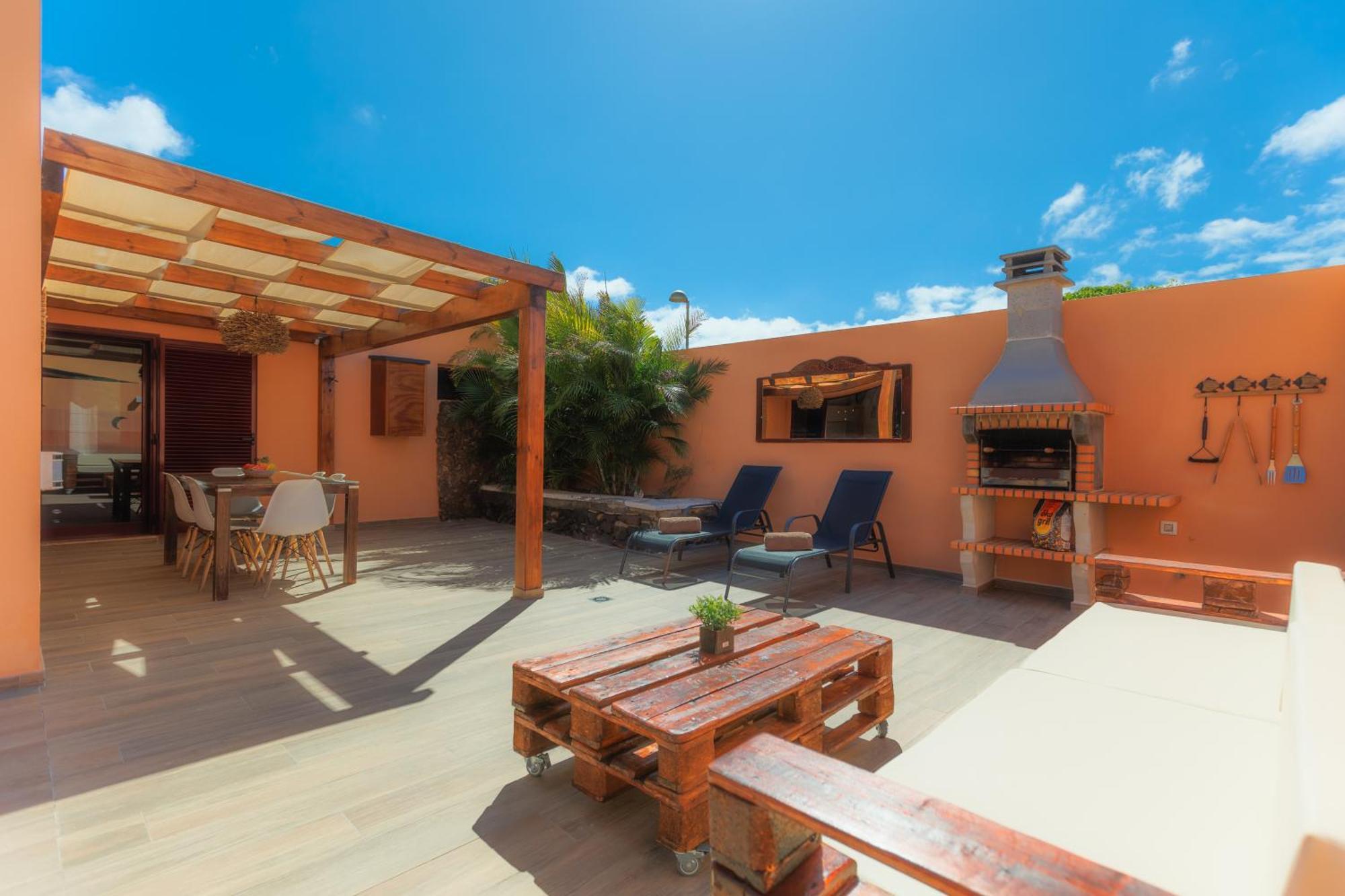 Villa Jacuzzi & Barbecue La Oliva Dış mekan fotoğraf