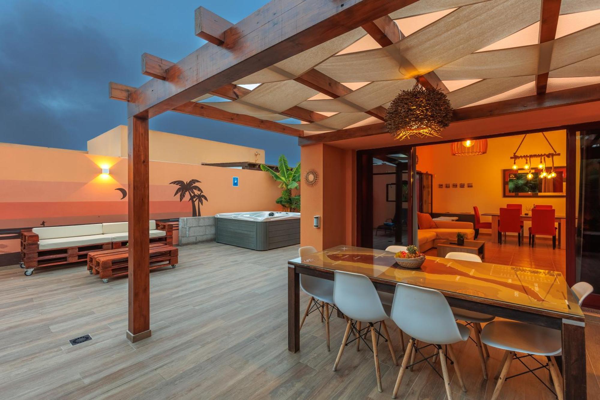 Villa Jacuzzi & Barbecue La Oliva Dış mekan fotoğraf